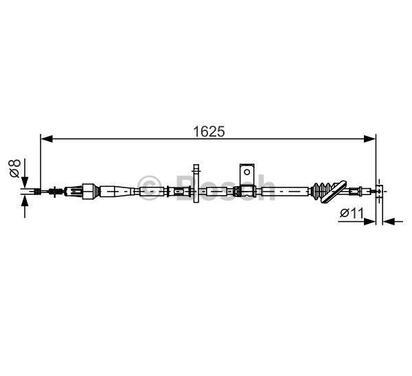 1 987 482 094
BOSCH
Cięgło, hamulec postojowy
