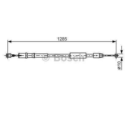 1 987 482 026
BOSCH
Cięgło, hamulec postojowy
