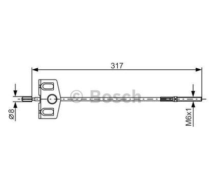 1 987 482 342
BOSCH
Cięgło, hamulec postojowy
