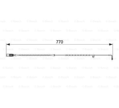 1 987 474 582
BOSCH
Styk ostrzegawczy, zużycie okładzin hamulcowych
