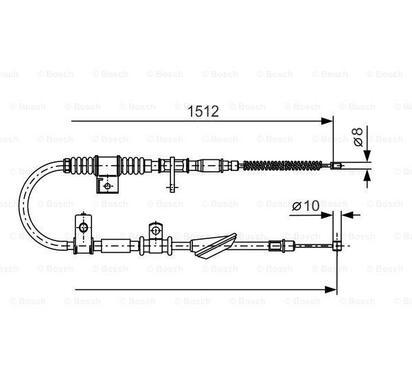 1 987 477 742
BOSCH
Cięgło, hamulec postojowy
