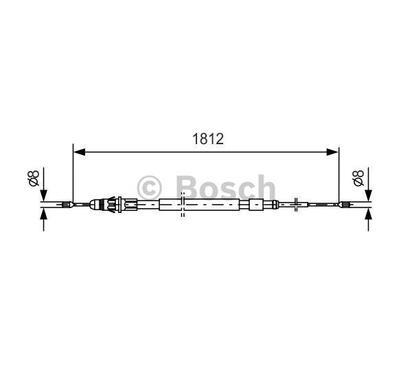 1 987 477 600
BOSCH
Cięgło, hamulec postojowy
