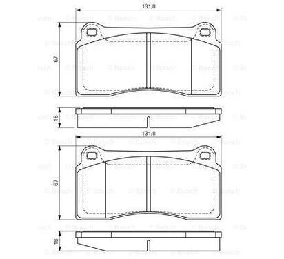 0 986 494 353
BOSCH
Klocki hamulcowe
