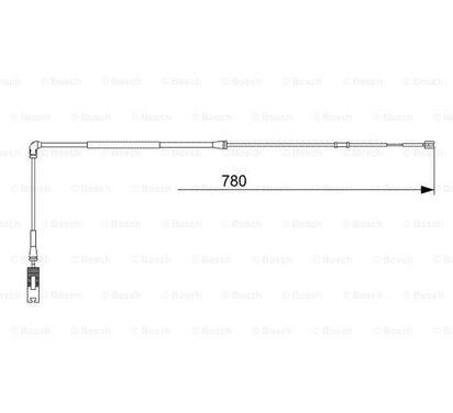 1 987 473 009
BOSCH
Styk ostrzegawczy, zużycie okładzin hamulcowych
