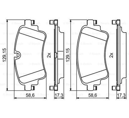 0 986 494 833
BOSCH
Klocki hamulcowe
