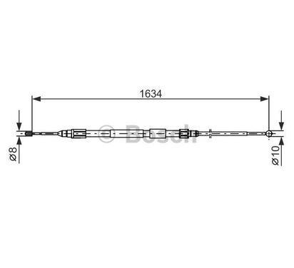 1 987 477 988
BOSCH
Cięgło, hamulec postojowy
