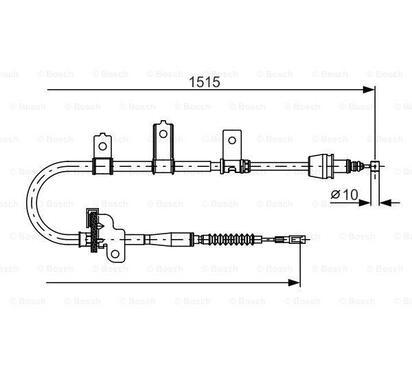 1 987 482 098
BOSCH
Cięgło, hamulec postojowy
