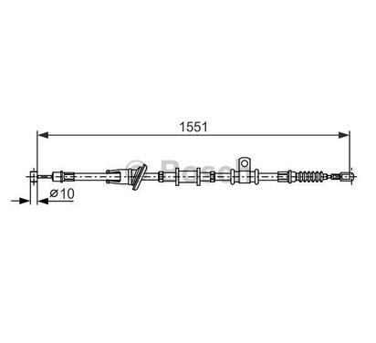 1 987 482 400
BOSCH
Cięgło, hamulec postojowy
