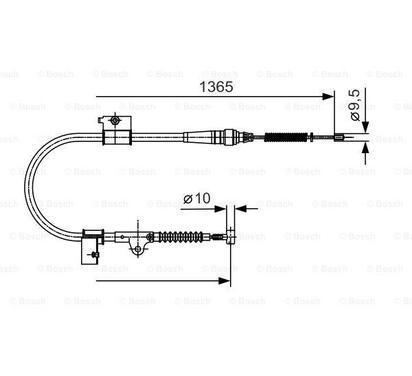 1 987 482 048
BOSCH
Cięgło, hamulec postojowy
