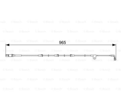 1 987 473 027
BOSCH
Styk ostrzegawczy, zużycie okładzin hamulcowych
