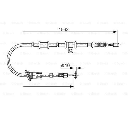 1 987 482 064
BOSCH
Cięgło, hamulec postojowy
