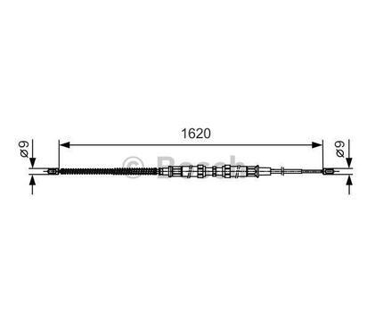 1 987 482 129
BOSCH
Cięgło, hamulec postojowy

