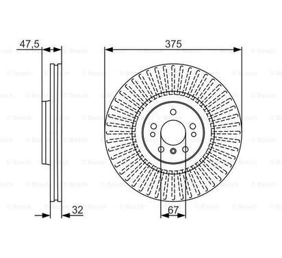 0 986 479 A26
BOSCH
Tarcza hamulcowa
