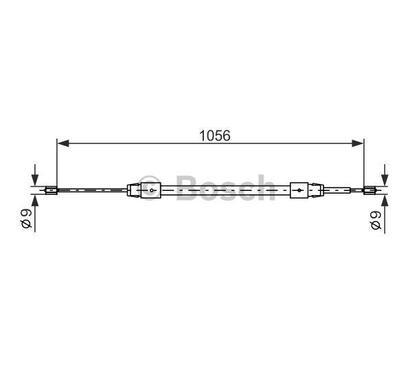 1 987 477 692
BOSCH
Cięgło, hamulec postojowy
