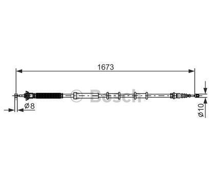 1 987 477 977
BOSCH
Cięgło, hamulec postojowy
