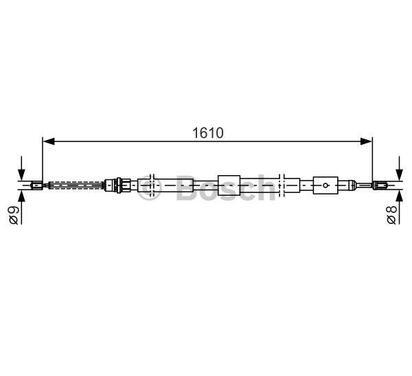 1 987 477 446
BOSCH
Cięgło, hamulec postojowy
