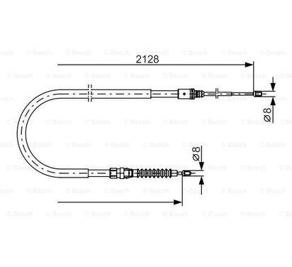 1 987 482 324
BOSCH
Cięgło, hamulec postojowy
