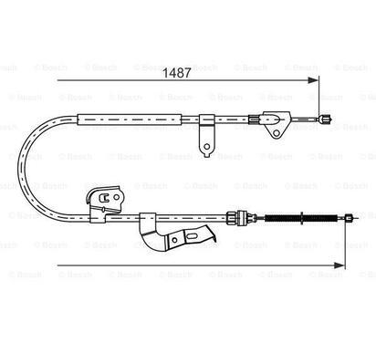 1 987 477 952
BOSCH
Cięgło, hamulec postojowy
