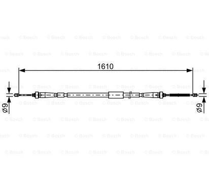 1 987 482 636
BOSCH
Cięgło, hamulec postojowy
