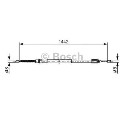 1 987 477 643
BOSCH
Cięgło, hamulec postojowy
