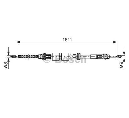 1 987 477 521
BOSCH
Cięgło, hamulec postojowy
