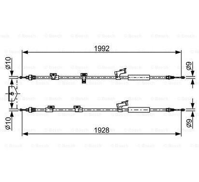 1 987 482 494
BOSCH
Cięgło, hamulec postojowy
