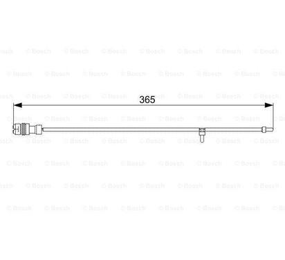 1 987 473 040
BOSCH
Styk ostrzegawczy, zużycie okładzin hamulcowych
