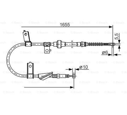 1 987 482 119
BOSCH
Cięgło, hamulec postojowy
