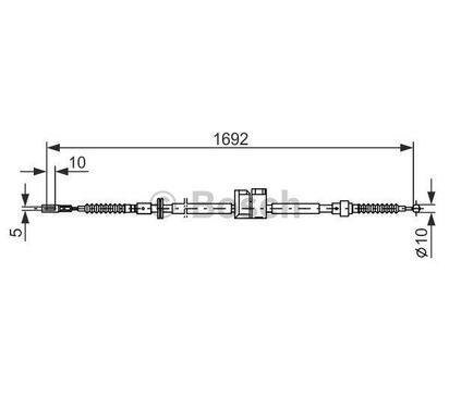 1 987 477 813
BOSCH
Cięgło, hamulec postojowy
