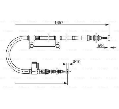 1 987 477 502
BOSCH
Cięgło, hamulec postojowy
