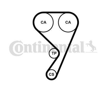 CT1189K1
CONTITECH
Zestaw rozrządu pasek
