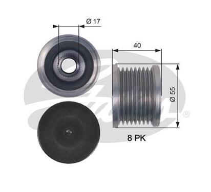 OAP7137
GATES
Alternator - sprzęgło jednokierunkowe
