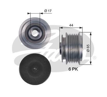 OAP7139
GATES
Alternator - sprzęgło jednokierunkowe
