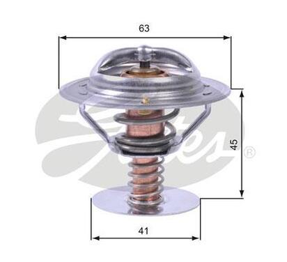 TH43080
GATES
Termostat, płyn chłodzący
