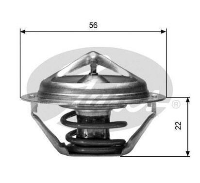 TH06182G1
GATES
Termostat, płyn chłodzący
