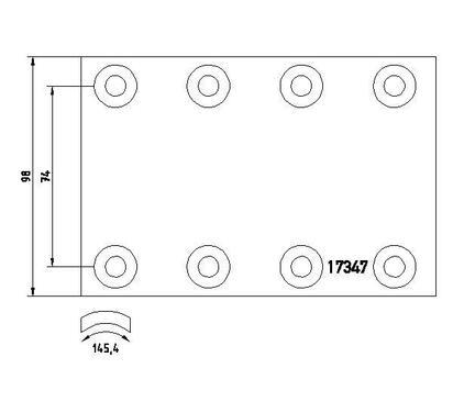 1734703
TEXTAR LKW
Zestaw szczęk hamulcowych, hamulce bębnowe
