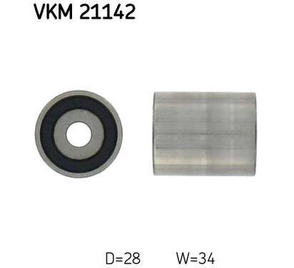 VKM 21142
SKF
rolka kierunkowa / prowadząca, pasek rozrządu
