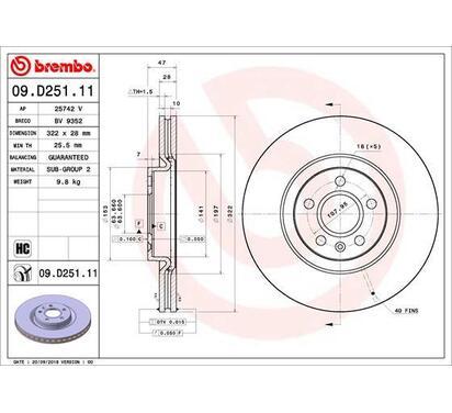 09.D251.11
BREMBO
Tarcza hamulcowa
