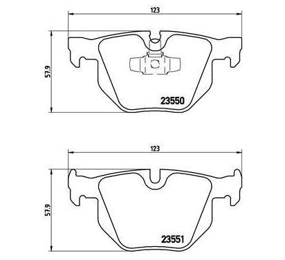 P 06 039X
BREMBO
Klocki hamulcowe
