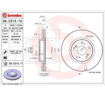 09.C313.11
BREMBO
Tarcza hamulcowa
