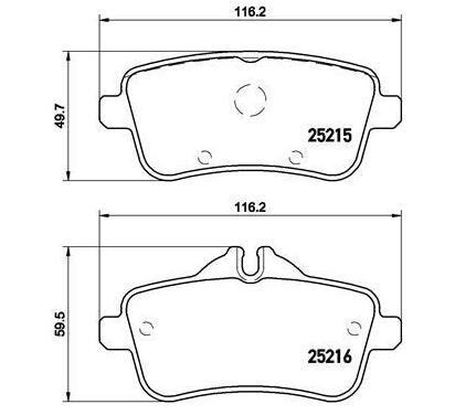 P 50 101
BREMBO
Klocki hamulcowe
