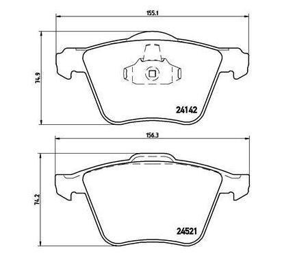 P 24 077X
BREMBO
Klocki hamulcowe
