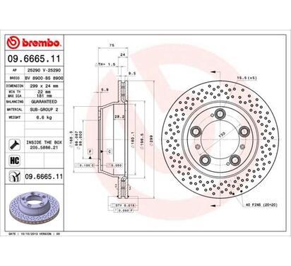 09.6665.11
BREMBO
Tarcza hamulcowa
