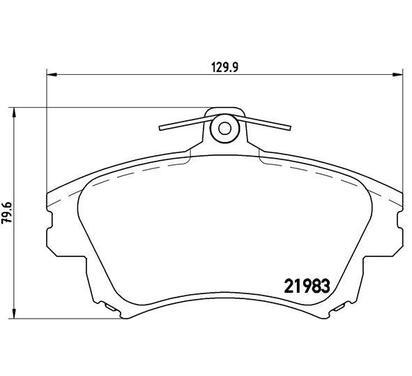 P 54 036
BREMBO
Klocki hamulcowe
