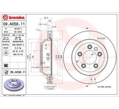 09.C884.11
BREMBO
Tarcza hamulcowa
