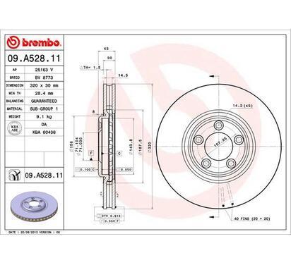 09.A528.11
BREMBO
Tarcza hamulcowa
