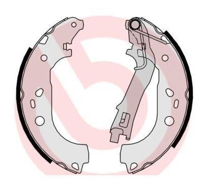 S 23 533
BREMBO
Zestaw szczęk hamulcowych
