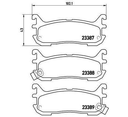 P 49 021
BREMBO
Klocki hamulcowe
