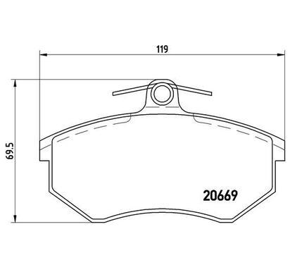 P 85 092
BREMBO
Klocki hamulcowe
