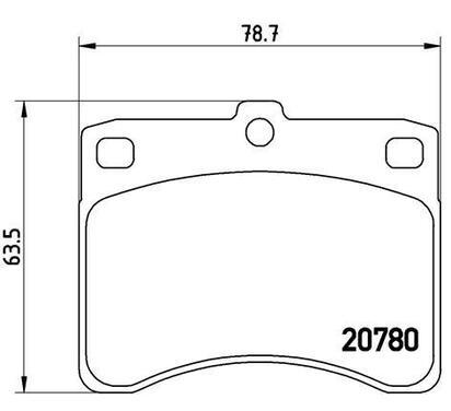 P 16 003
BREMBO
Klocki hamulcowe
